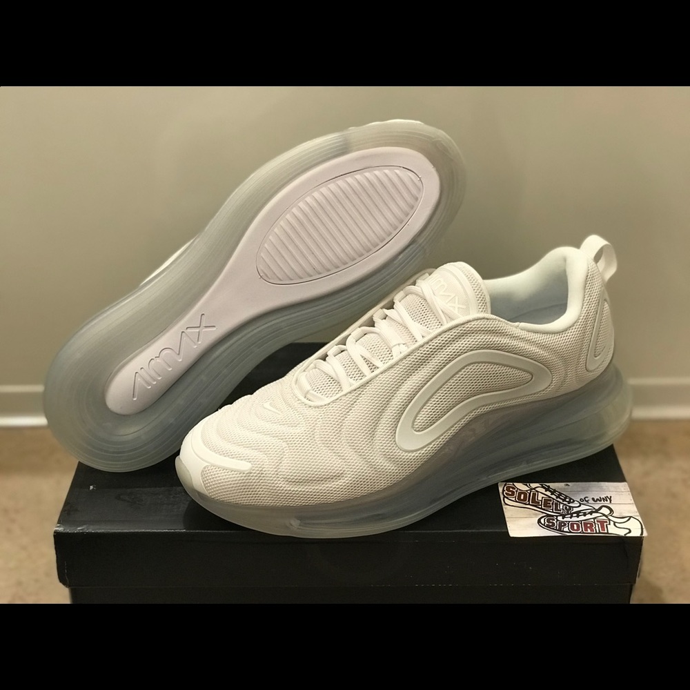 NEW Nike Air Max 720 Triple White Vapormax 270 Men - Picture 5 of 8